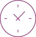 Graphic of a clock